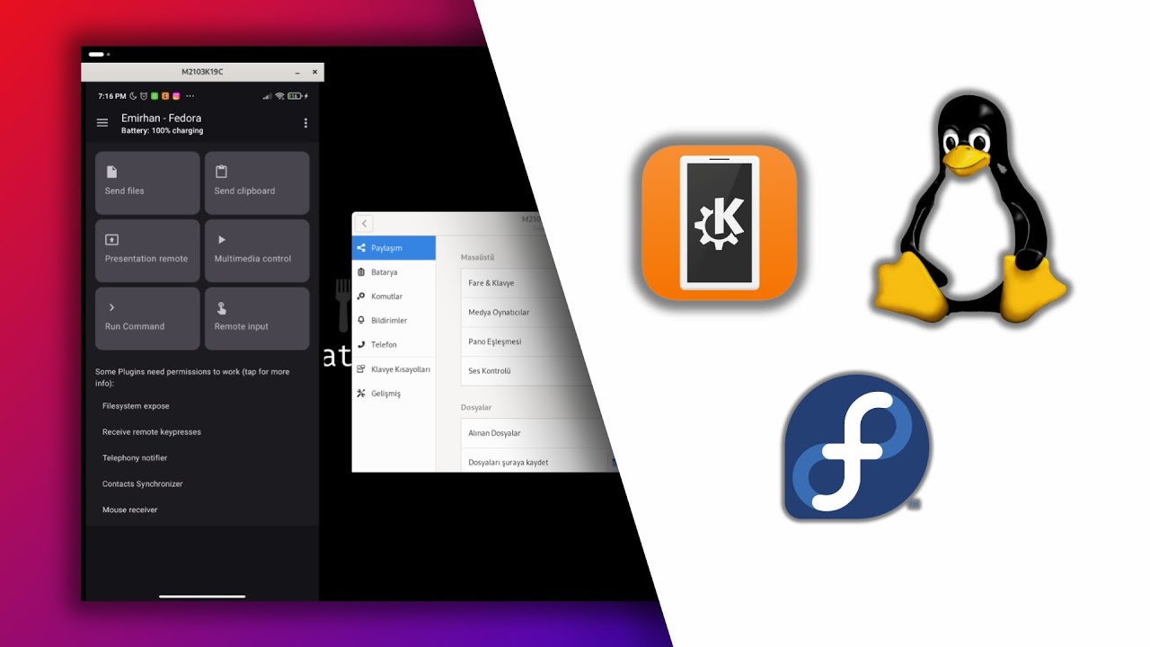 Fedora üzerinde KDE Connect Kullanım Rehberi