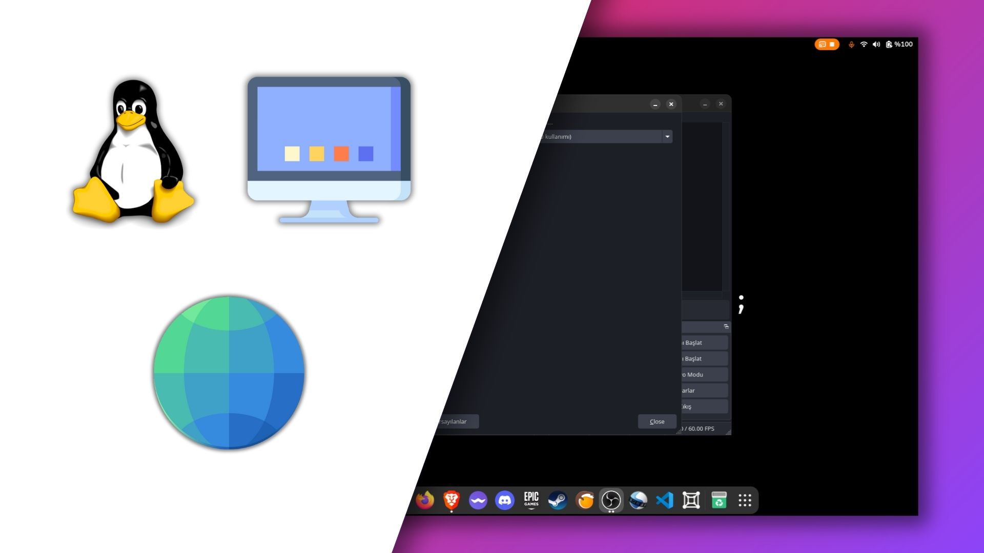 Linux'da Websiteyi Masaüstü Uygulaması Yapmak