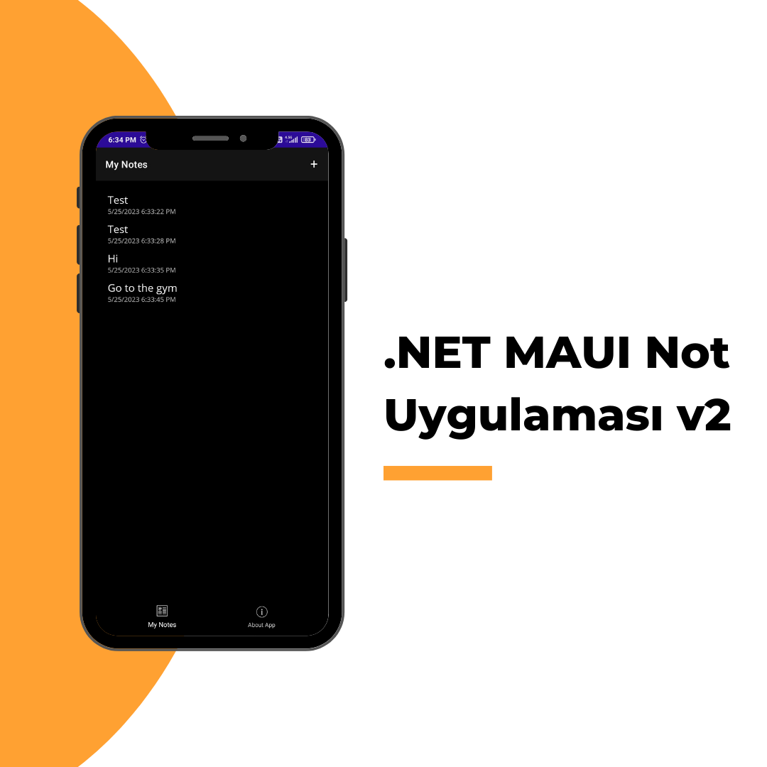 .NET MAUI ile Not Uygulaması V2