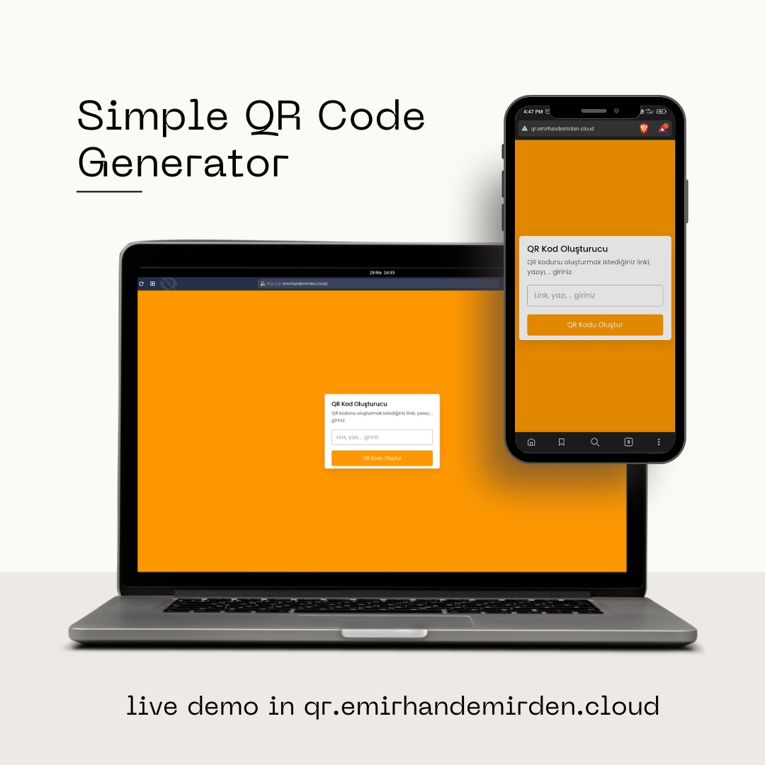 Basit QR Kod Oluşturma Uygulaması
